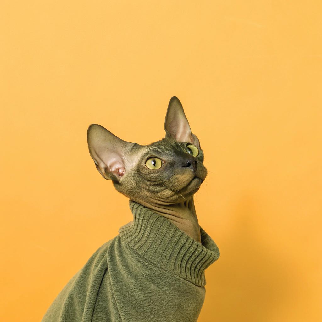 The sweater adorns this feline friend, symbolizing its status as "Top Cat" in the neighborhood's covert operation to catch mice. The cat has been monitoring the situation closely and devised an ingenious plan to eliminate all pests from the area.

Under the cover of night, it stalked through alleys and basements, pouncing on unsuspecting rodents with precision. Its agility and stealth allowed it to evade detection by humans, while its keen senses ensured that no hiding spot remained unexplored.

The cat's success was met with both amazement and gratitude from local residents, who showered it with treats and affection. As a token of appreciation, they gifted the cat this stylish sweater, acknowledging its exceptional skills as a pest control specialist.